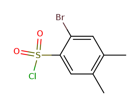 2-브로모-4,5-디메틸벤젠설포닐클로라이드(SALTDATA: FREE)