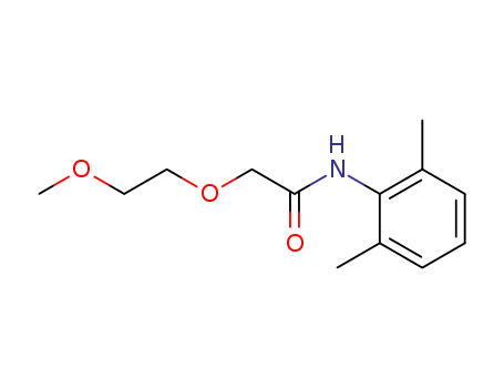 Molecular Structure of 62593-54-8 (Acetamide, N-(2,6-dimethylphenyl)-2-(2-methoxyethoxy)-)