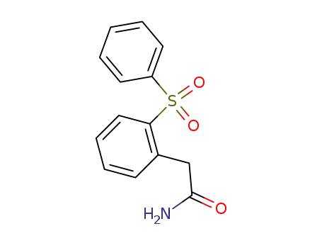 Molecular Structure of 63370-65-0 (Benzeneacetamide, 2-(phenylsulfonyl)-)