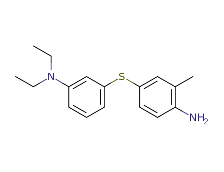 Molecular Structure of 64650-38-0 (Benzenamine, 3-[(4-amino-3-methylphenyl)thio]-N,N-diethyl-)