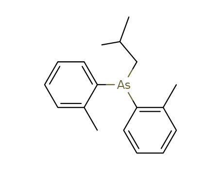 Arsine, bis(2-methylphenyl)(2-methylpropyl)-