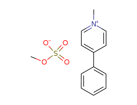 Pyridinium, 1-methyl-4-phenyl-, methyl sulfate