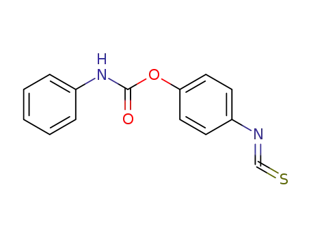 Molecular Structure of 62097-86-3 (Phenol, 4-isothiocyanato-, phenylcarbamate (ester))