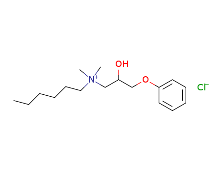 1-Hexanaminium, N-(2-hydroxy-3-phenoxypropyl)-N,N-dimethyl-, chloride