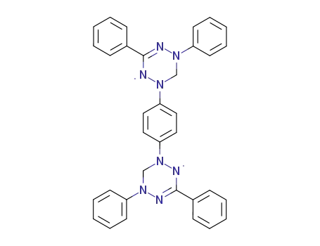 1,2,4,5-Tetrazin-1(2H)-yl,
2,2'-(1,4-phenylene)bis[3,4-dihydro-4,6-diphenyl-