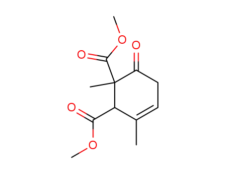 Molecular Structure of 62672-18-8 (3-Cyclohexene-1,2-dicarboxylic acid, 1,3-dimethyl-6-oxo-, dimethyl
ester)