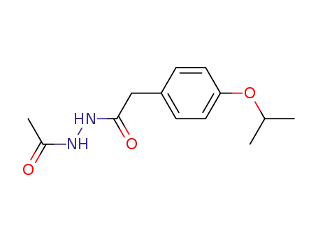 Benzeneacetic acid, 4-(1-methylethoxy)-, 2-acetylhydrazide
