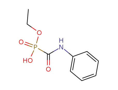 Molecular Structure of 62277-92-3 (Phosphonic acid, [(phenylamino)carbonyl]-, monoethyl ester)