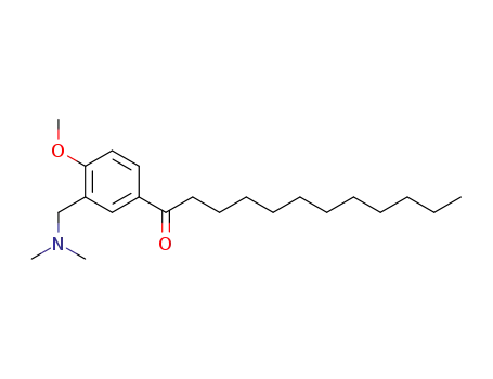 Molecular Structure of 63829-15-2 (1-Dodecanone, 1-[3-[(dimethylamino)methyl]-4-methoxyphenyl]-)