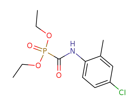 Molecular Structure of 63584-89-4 (Phosphonic acid, [[(4-chloro-2-methylphenyl)amino]carbonyl]-, diethyl
ester)