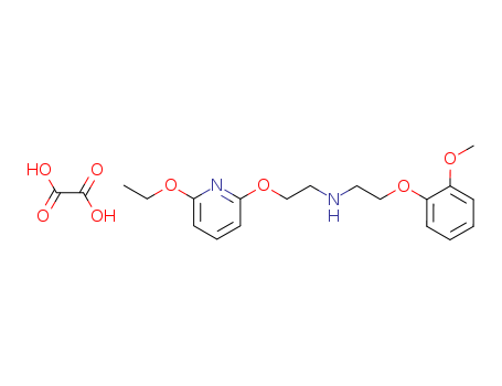 Ethanamine,  N-[2-[(6-ethoxy-2-pyridinyl)oxy]ethyl]-2-(2-methoxyphenoxy)-,  ethanedioate (1:1)