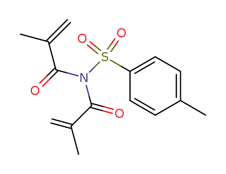 Molecular Structure of 61361-01-1 (2-Propenamide,
2-methyl-N-(2-methyl-1-oxo-2-propenyl)-N-[(4-methylphenyl)sulfonyl]-)