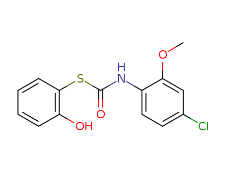 Carbamothioic acid, (4-chloro-2-methoxyphenyl)-, S-(2-hydroxyphenyl)  ester