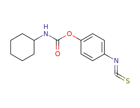 Carbamic acid, cyclohexyl-, 4-isothiocyanatophenyl ester