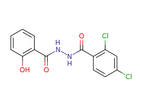 Molecular Structure of 41697-22-7 (Benzoic acid,2,4-dichloro-, 2-(2-hydroxybenzoyl)hydrazide)
