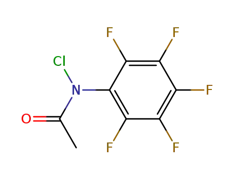 Molecular Structure of 65171-18-8 (Acetamide, N-chloro-N-(pentafluorophenyl)-)