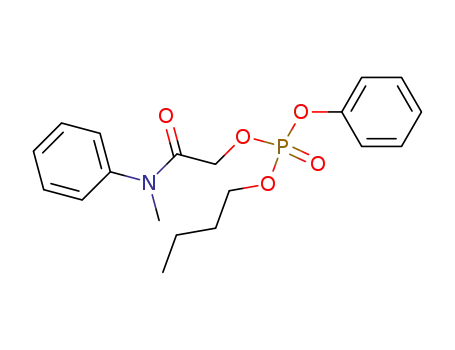 Molecular Structure of 63444-30-4 (Phosphoric acid, butyl 2-(methylphenylamino)-2-oxoethyl phenyl ester)