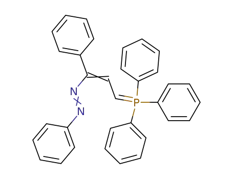 Molecular Structure of 61355-80-4 (Diazene, phenyl[1-phenyl-3-(triphenylphosphoranylidene)-1-propenyl]-)