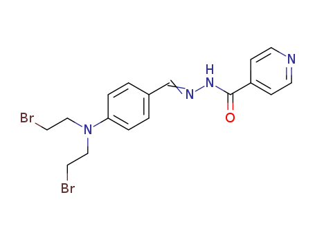 4-Pyridinecarboxylicacid, 2-[[4-[bis(2-bromoethyl)amino]phenyl]methylene]hydrazide cas  27420-83-3