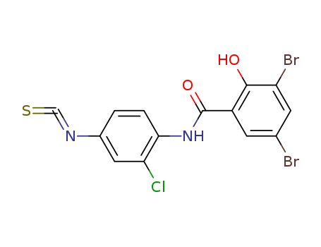 3,5-Dibromo-2-chloro-4-isothiocyanatosalicylanilide cas  72670-62-3
