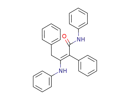 Molecular Structure of 50297-58-0 (N-Phenyl-α-[2-phenyl-1-(phenylamino)ethylidene]benzeneacetamide)