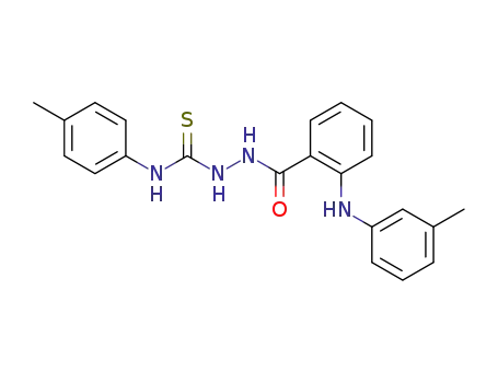 Benzoic acid, 2-[(3-methylphenyl)amino]-,
2-[[(4-methylphenyl)amino]thioxomethyl]hydrazide