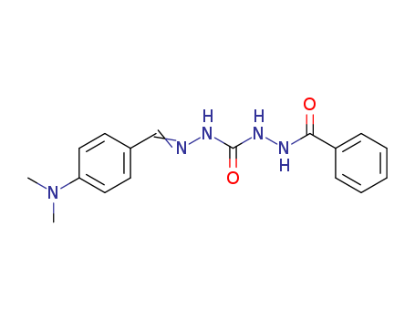 Carbohydrazide,1-benzoyl-5-[p-(dimethylamino)benzylidene]- (7CI,8CI) cas  5292-08-0
