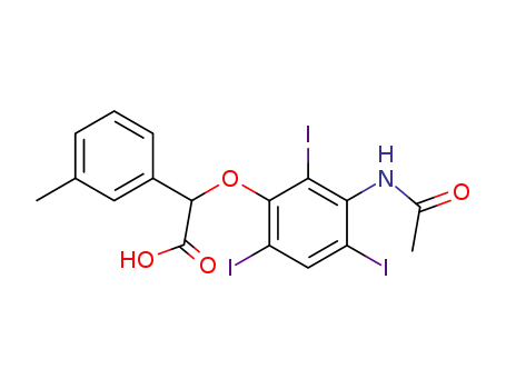 2-(3-Acetamido-2,4,6-triiodophenoxy)-2-(m-tolyl)acetic acid