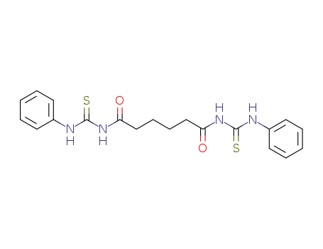 Molecular Structure of 7773-80-0 (Hexanediamide, N,N'-bis[(phenylamino)thioxomethyl]-)