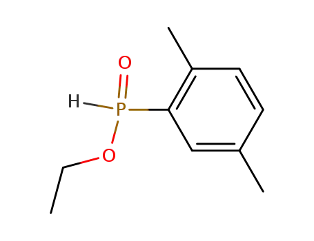 Molecular Structure of 16391-16-5 (Phosphinic acid, (2,5-dimethylphenyl)-, ethyl ester)