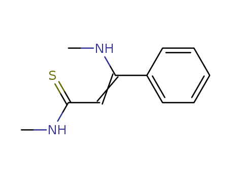 2-Propenethioamide, N-methyl-3-(methylamino)-3-phenyl-
