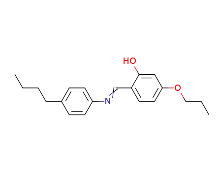 Molecular Structure of 63667-46-9 (Phenol, 2-[[(4-butylphenyl)imino]methyl]-5-propoxy-)