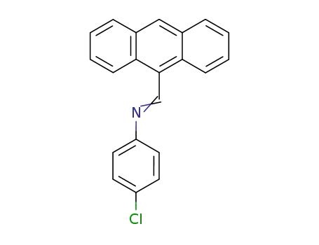 Molecular Structure of 32745-92-9 (Benzenamine, N-(9-anthracenylmethylene)-4-chloro-)