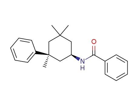 Molecular Structure of 62966-26-1 (Benzamide, N-(3,3,5-trimethyl-5-phenylcyclohexyl)-, trans-)