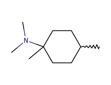 Molecular Structure of 854727-80-3 (Cyclohexylamine,  N,N,1,4-tetramethyl-  (5CI))