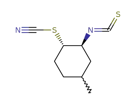Molecular Structure of 62444-43-3 (Thiocyanic acid, 2-isothiocyanato-4-methylcyclohexyl ester)