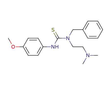 Molecular Structure of 65875-15-2 (Thiourea,
N-[2-(dimethylamino)ethyl]-N'-(4-methoxyphenyl)-N-(phenylmethyl)-)