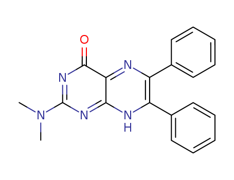 4(1H)-Pteridinone, 2-(dimethylamino)-6,7-diphenyl-