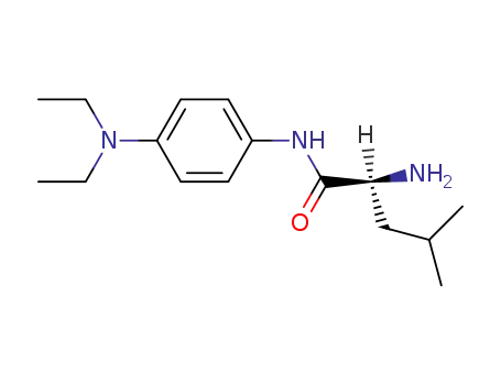 Molecular Structure of 84354-96-1 (Pentanamide, 2-amino-N-[4-(diethylamino)phenyl]-4-methyl-, (S)-)