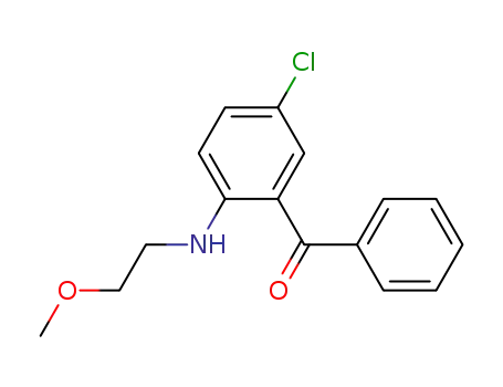 {5-Chloro-2-[(2-methoxyethyl)amino]phenyl}(phenyl)methanone