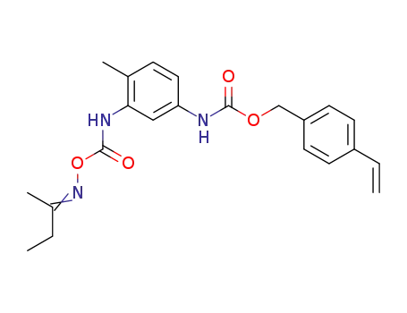 Carbamic acid,
[4-methyl-3-[[[[(1-methylpropylidene)amino]oxy]carbonyl]amino]phenyl]-,
(4-ethenylphenyl)methyl ester