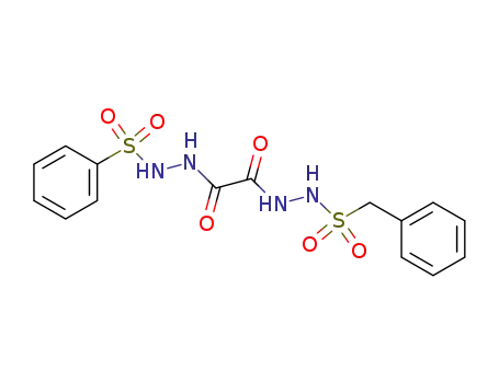 Molecular Structure of 61610-70-6 (Ethanedioic acid, 2-[(phenylmethyl)sulfonyl]hydrazide
2-(phenylsulfonyl)hydrazide)