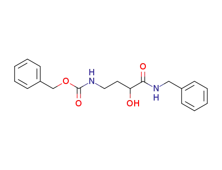 Molecular Structure of 62735-63-1 (Carbamic acid, [3-hydroxy-4-oxo-4-[(phenylmethyl)amino]butyl]-,
phenylmethyl ester)