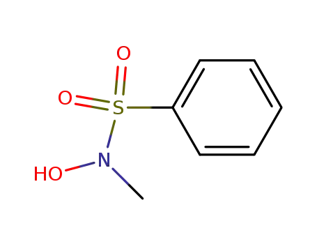 Molecular Structure of 7340-20-7 (Benzenesulfonamide, N-hydroxy-N-methyl-)