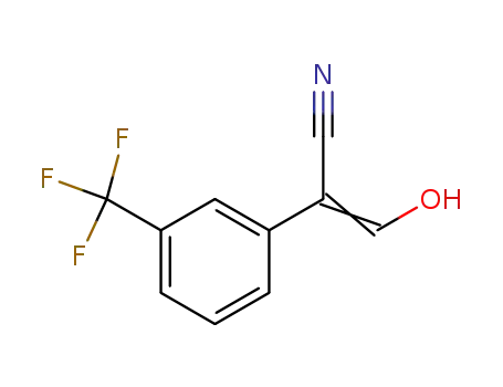 Molecular Structure of 62739-04-2 (Benzeneacetonitrile, a-(hydroxymethylene)-3-(trifluoromethyl)-)
