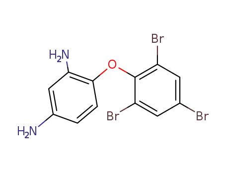 Molecular Structure of 15148-95-5 (1,3-Benzenediamine, 4-(2,4,6-tribromophenoxy)-)