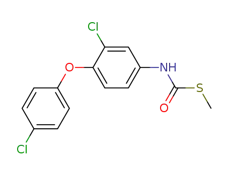 Carbamothioic acid, [3-chloro-4-(4-chlorophenoxy)phenyl]-, S-methyl
ester