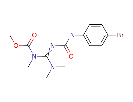 Carbamic acid,
[[[[(4-bromophenyl)amino]carbonyl]imino](dimethylamino)methyl]methyl-
, methyl ester