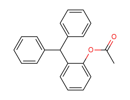 Molecular Structure of 61768-06-7 (Phenol, 2-(diphenylmethyl)-, acetate)