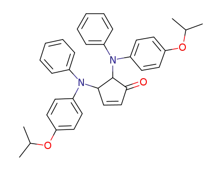 Molecular Structure of 62954-91-0 (2-Cyclopenten-1-one, 4,5-bis[[4-(1-methylethoxy)phenyl]phenylamino]-)